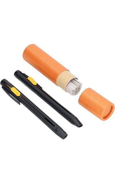 Choice 2 Pen And 20 Refills 20pcs Tailors Invisible Chalk Pencil Patchwork Disappearing Fabric Marker Pens