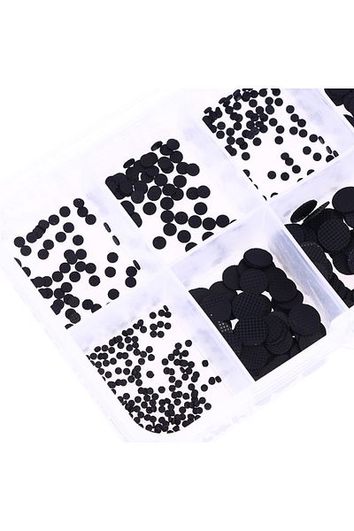 Choice 500pcs 500pcs Different Sizes Conductive Rubber Pads Keypad Repair Kit For Ir Remote Control Conduct