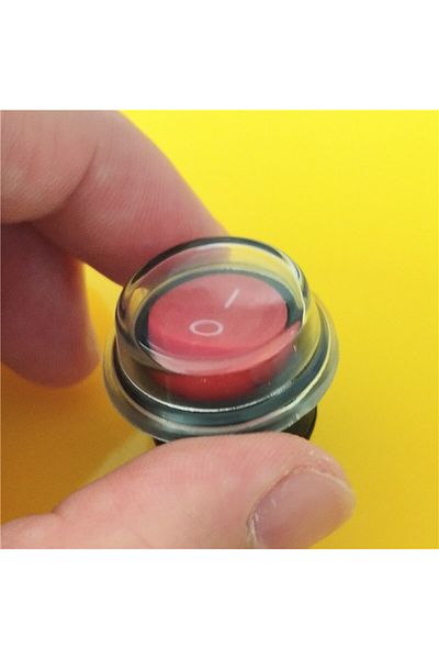 Choice White Switch 5pcs/lot Kcd1 2pin 20mm On/off Spst G149 Round Rocker Switch Dc Ac 6a/250v Waterproof C