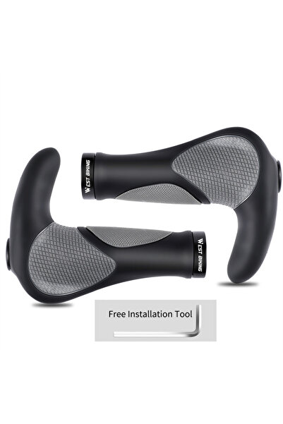 Choice زوج واحد من أغطية مقود الدراجة الهوائية المريحة من WEST BIKING باللون ...