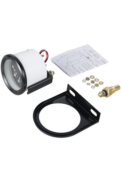 Choice Black 52mm Digital Car Water Temp Temperature Gauge Sensor 1/8npt Adapter 40~120 Celsius Racing Wate