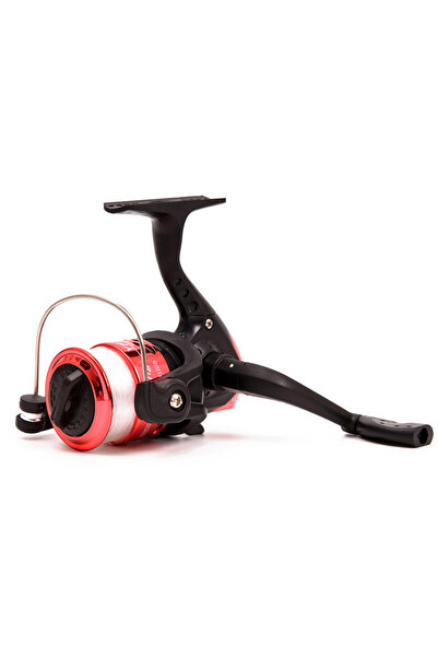 Choice1 بكرة صيد قابلة للطي وخفيفة الوزن باللون الأحمر 5.2:1 مع قطر خط صيد كب...