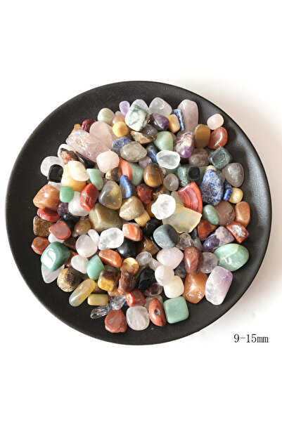 Choice 100 جرام 7-9 مم 100 جرام 4 أحجام حجر الكوارتز الطبيعي المختلط حجر الكر...