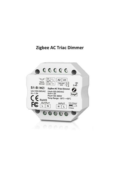 Choice S1-b(WZ) S1-b Tuya Zigbee Rf Ac Triac Dimmer Led Controller Push Switch Control 110v 220v 230v Smart