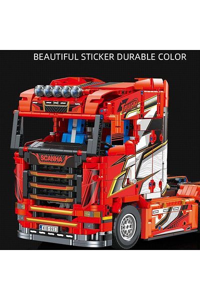 Choice Technic JJ9070 MOC Building Block bricks model toy Sca Tractor Truck gifts collect Christmas 1708pcs