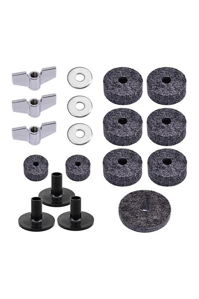Choice Grey Equipment Cymbal Felts Washers Percussion Instruments, Cymbal Washer, Drum Replacement Parts Ac