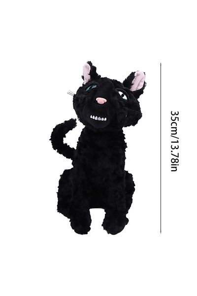 Choice A 35cm/13.78in Coraline Cat Plush Toys Black Cat Animal Doll Movie Stuffed Animals Toys For Childre.