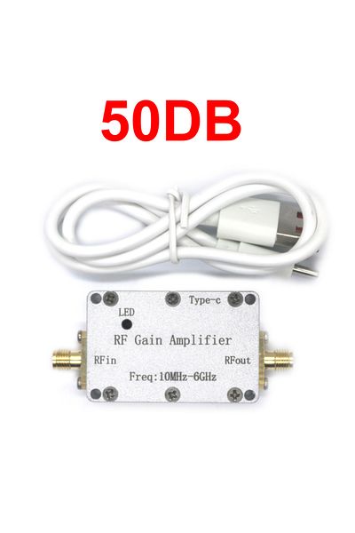 Choice 50db High Flatness Amplifier Lna 10mhz-6ghz 20db 30db 40db 50db Rf Power Amp Drive Signal Radio Fm S