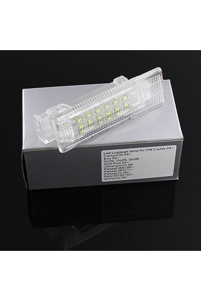 APMATAUTO 1pcs Led Lights 1pc White 18 Smd Led Luggage Trunk Interior Light Canbus For Vw Golf 5/6/7 Mk5 Mk6 M