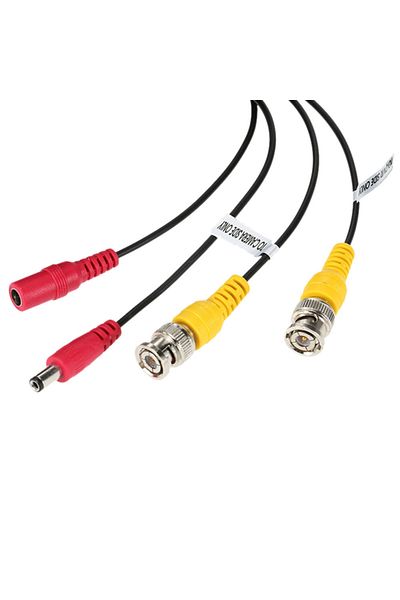 Choice 10m Black 1 Piece Extension Bnc Cable Dc Coaxial Connector Security Cctv Bnc Cable 5m/10m/20m Ahd Ca