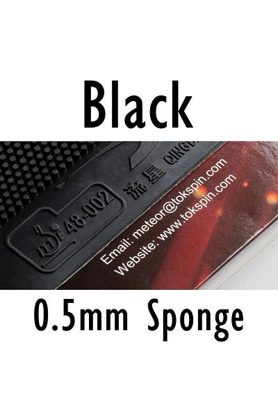 Choice 9012 Pro Black T0.5 Meteor 9012 Pro Table Tennis Rubber Semi-long Chop Block Inner-energy Sponge Pro