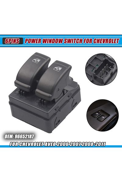 Choice New Window Lifter Control Switch Front Left For Chevrolet Lova Aveo Barina G3 96652187