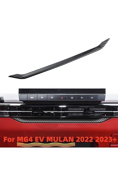Choice Carbon Fiber Car Central Console Ac Outlet Strip For Mg 4 Mg4 Ev 2022 2023 2024 Mulan Air Conditi...