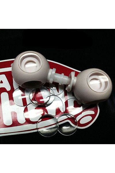 Choice White 50 Pairs Glass Eye Chips For Blyth Doll Eye Accessories Diy Modified