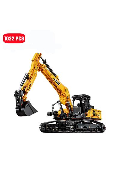 Choice 1022pcs Nobox Sembo Block 1022pcs Excavator Models Building Blocks Moc City Construction Engineering