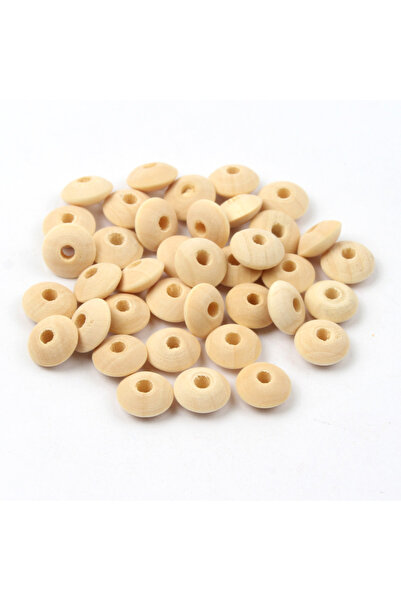 Choice 6x12 مم 100 قطعة 8/12 مم خرزات خشبية طبيعية صديقة للبيئة خرزات خشبية م...