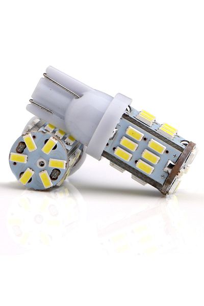 cityking White-4pcs 4-10pcs Super Bright T10 W5w 3014 30 Led Smd 194 168 W5w Led Car Side Wedge Interior Ligh