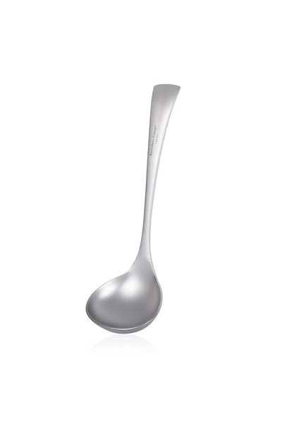 Choice Ti1074t Boundless Voyage Titanium Soup Spoon Thickeness Long Handle Tableware Deep-bowled Ladle Scoo