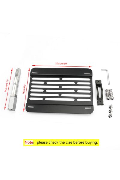Choice Artudatech New Front Bumper Tow Hook License Plate Mounting Holder Bracket For VW MK6 Golf