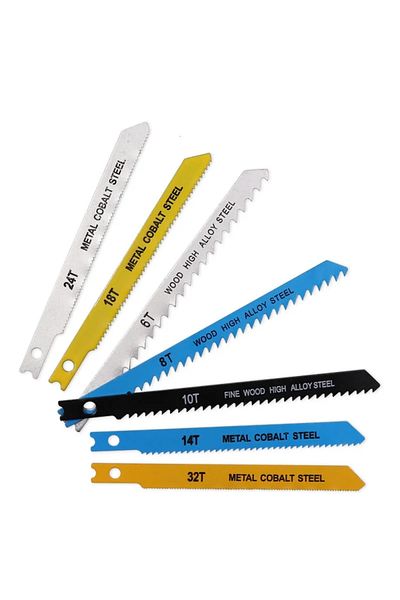 Choice 7pcs Woodworking Curve Saw Blade Sawtooth Sharp Tough Wear Resistant Multi Specification Fast Cuttin