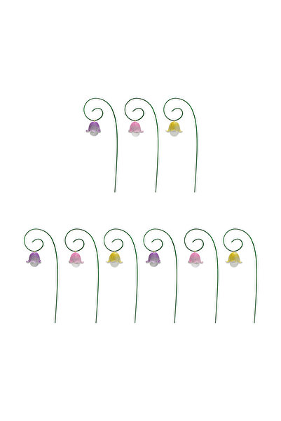 Choice مجموعة مكونة من 9 قطع من زهرة زنبق الوادي التي لن تذبل أبدًا، إكسسوارا...