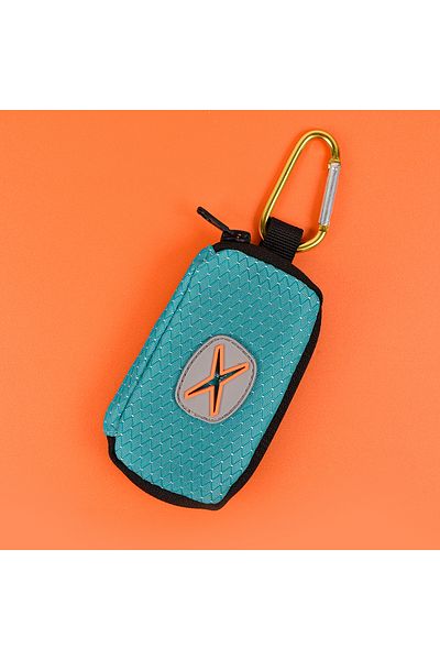 Choice L Light Blue 1 Pcs Light Weight Poop Bag Holder Multi Function Hands Free Dispenser Attached With An