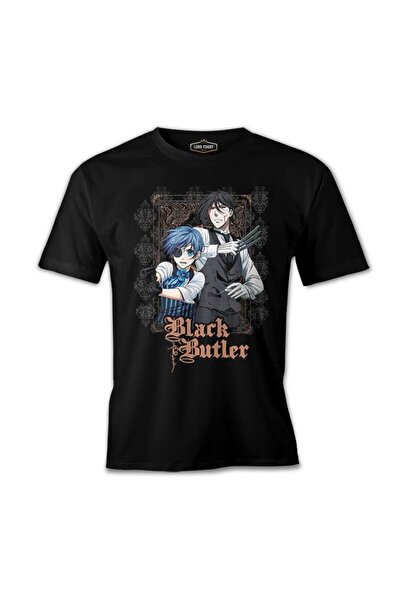 Lord T-Shirt Black Butler - The Book Siyah Erkek Tshirt