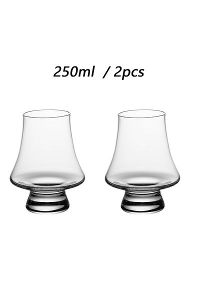 Choice 250ml 2pcs 2/4/6pcs Crystal Glass Whiskey Cup Set Of 250ml Clear Lead Free Drinking Glasses Scotch L