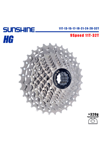 Choice كاسيت دراجة SUNSHINE 9 سرعات 11T-32T 8/9/10/11/12 سرعة ضرس دراجة جبلية...