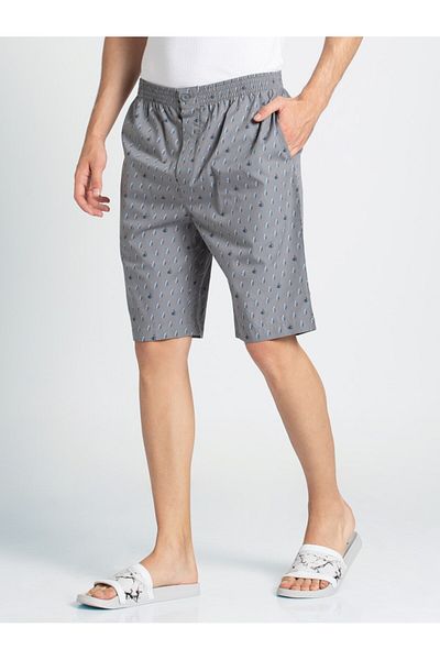JOCKEY Relax Printed Bermuda shorts 9005-01 Gray