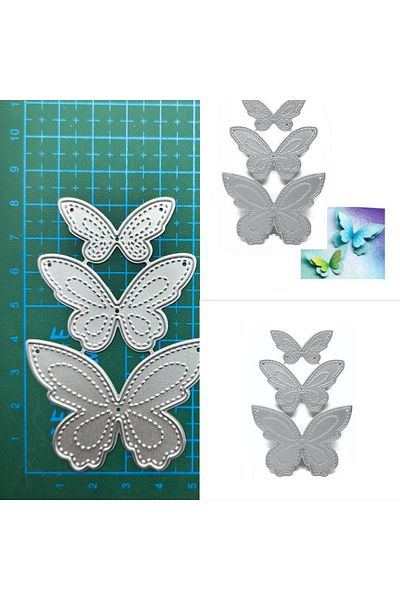 Choice Dm-947 Butterfly Metal Stencil Mold Cutting Dies Decoration Scrapbook Die Cuts Album Paper Craft Emb