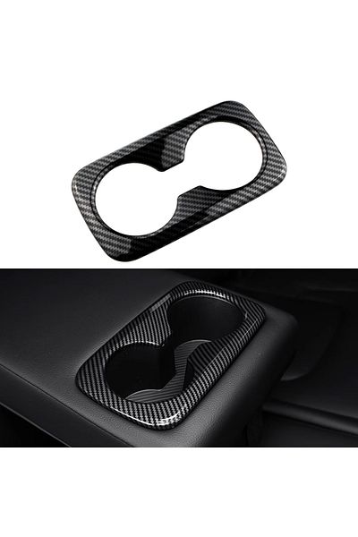 Choice Black Car Front Back Water Cup Panel Cover Trim Decoration Sticker For Kia Sportage Nq5 2022 2023 20