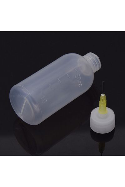 Choice 2PCS 50ml Plastic Pottery Tools Transparent Squeezing Mud Bottle Point Line Decorative DIY Craft ...