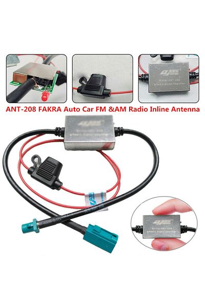 Choice Antenna Signal Amplifier 12V Radio Replacement Vehicle Wire 1pcs ANT-208 Accessories For FAKR A F...