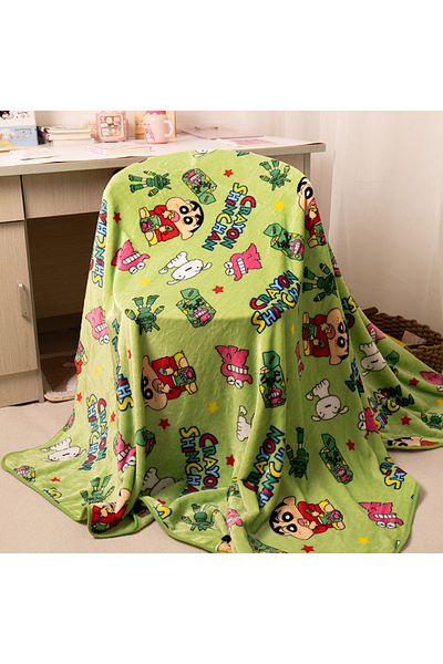 Choice Crayon Shin-chan 100x150cmblanket Cartoon Crayon Shin Chan Blanket Flannel Student Office Napping Bl