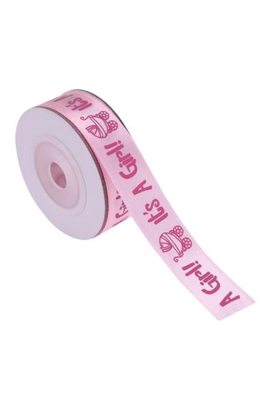 Choice شرائط ساتان وردية اللون، 10 ياردات/لفة، شرائط هدايا لحفلات أعياد ميلاد...