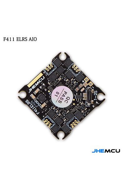 Choice JHEMCU F411ELRS AIO Flight Controller OSD BLHELI_S 1-2S 12A 4in1 ESC ELRS 2.4G M3,25.5X25.5mm for...