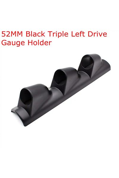 Choice Triple Left Holder 2inch 52mm Car Gauge Pod Universal Single Double Triple Car Meters Holder For Lef