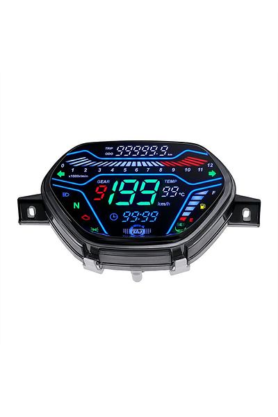 Choice Army Green Digital Motorcycle Speedometer Led Dashboard Rpm For Ex5 Class1 Cx Dx Honda Wave100 Cd100