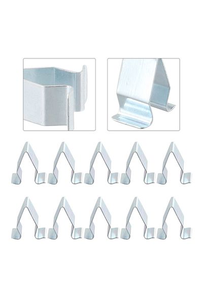 NIGHTKIST 10 Pcs Metal Trim Panel Clips Seat 16mm Boot Tailgate Interior Lining Car Panel Fastener Grommet ...