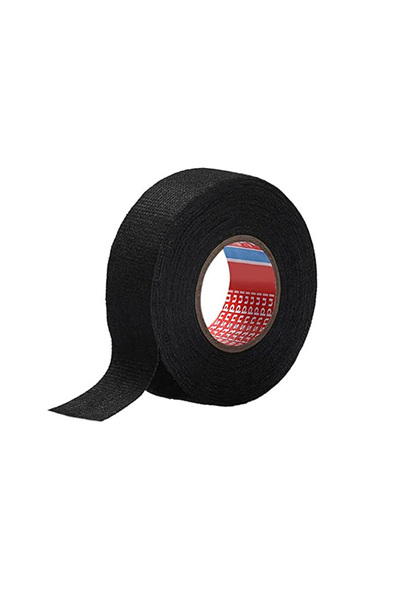 Choice شريط قماش مقاوم للحرارة العالية بطول 25 مم × 15 مترًا، 15 مترًا، نول أسلاك، شريط قماش ذاتي اللصق، قماش لباد