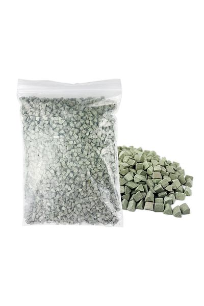 Choice 450g 4x4 Abrasive Jewelry Polishing Material Ceramic Stone Polishing Tumbling Media Vibration Tumble