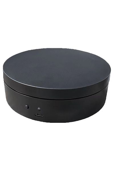 APWIKOGER Black 360 Degree Rotating Motorized Display Stand Usb Charging/battery Operated Automatic Revolving