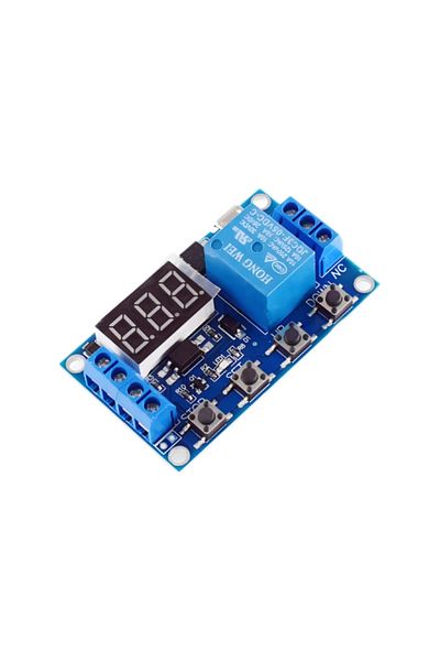 Choice DC 6-30V Support Micro USB 5V LED Display Automation Cycle Delay Timer Switch Off Delay Time Rela...
