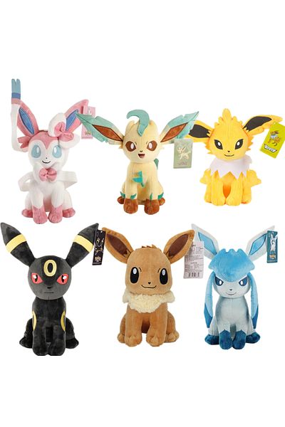 Choice Genuine Pokémon Doll Pikachu Plush Toy Eevee Doll Pokémon Cute Ragdoll Moon Eevee Sun Eevee