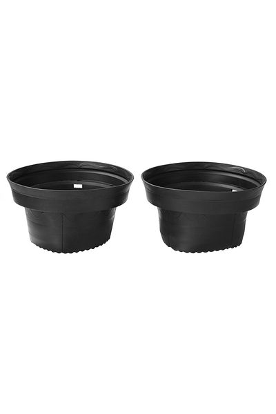 APWIKOGER Black 1 Pair Car Audio Speaker Cover 6.5in Loudspeaker Shockproof Protective Cover Foldable Auto Hor