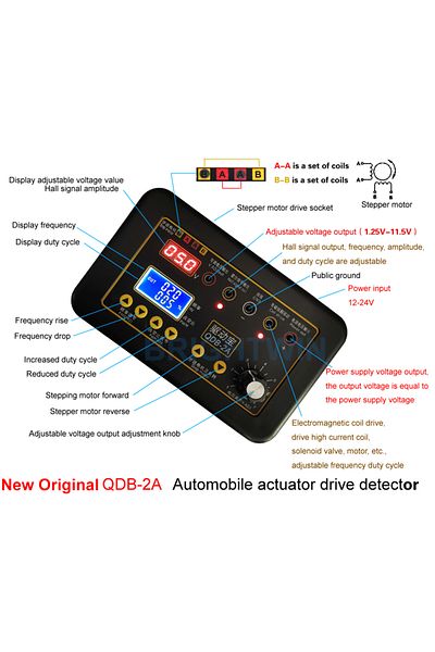 Choice Upgrade QDB-2A 3A Automobile Ignition Coil Tester Car Idle Stepping Motor Solenoid Valve Injector...
