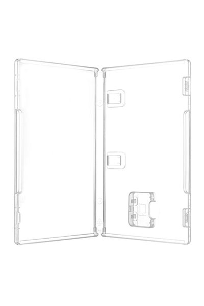 KOQZM 1pc 1pcs Game Card Storage Case Transparent Box Cartridge Holder Shell For Switch Ns With Book Holde
