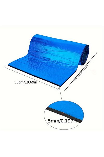 Choice Blue Automotive Thermal And Acoustic Insulation Foam Aluminum Foil Self-adhesive Thermal And Acousti