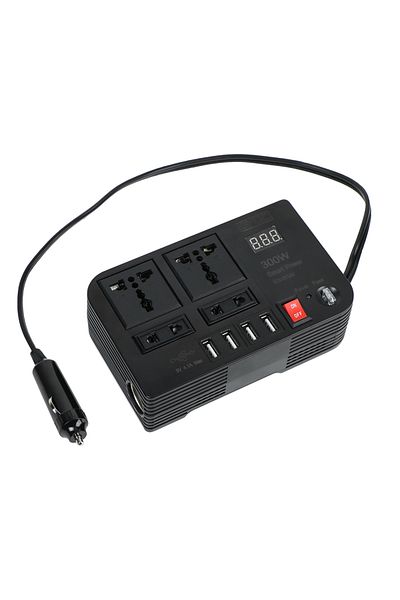 Choice 12v To 24v Overload Protection On/off Switch 4 Ac Sockets Dc 12v To Ac 220v Converter Outlets Car In
